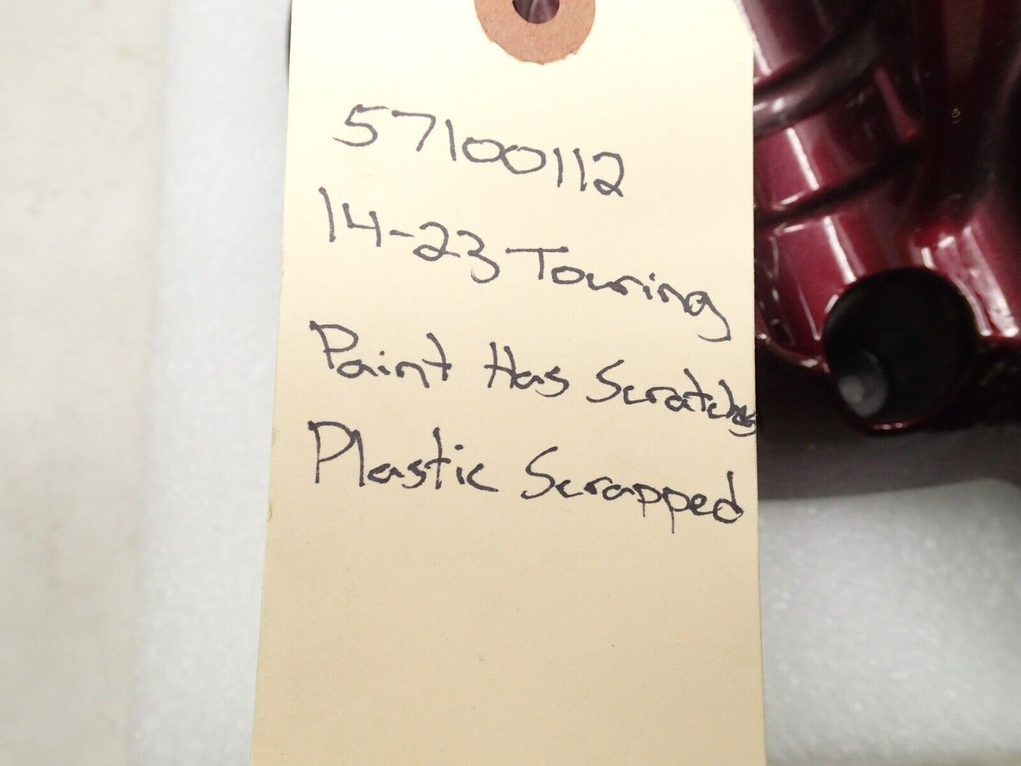 14-23 Harley TOURING Front Left Lower Leg Fairing RED vine? 57100112 57100214