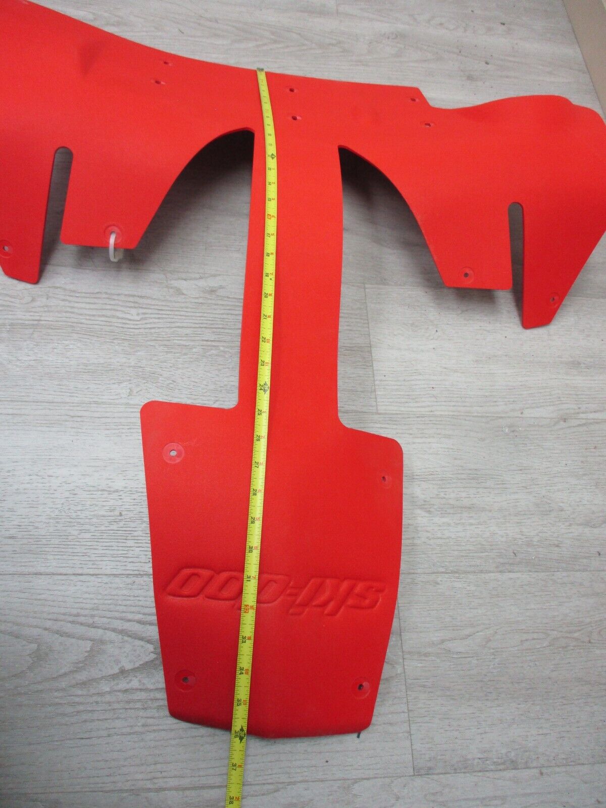 860200445 Ski-Doo New OEM Extreme Skid Plate RED Bulkhead/Chassis Protector REV-