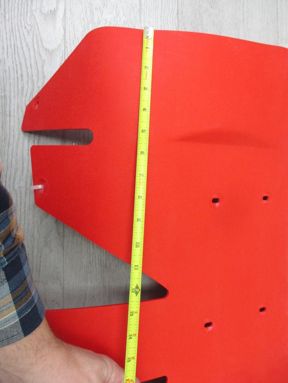 860200445 Ski-Doo New OEM Extreme Skid Plate RED Bulkhead/Chassis Protector REV-