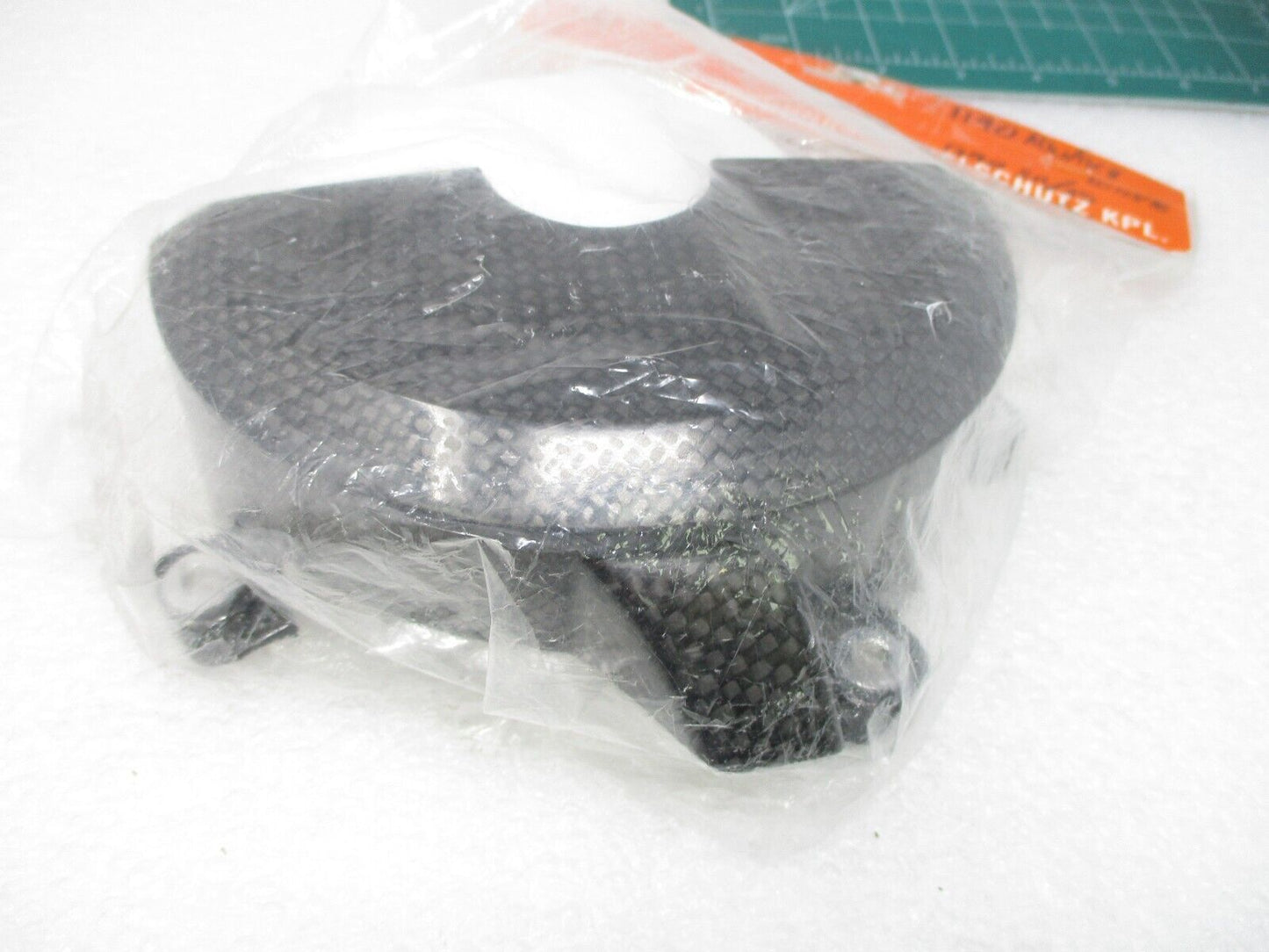 BRAND NEW CARBON FIBER GENUINE KTM Ignition Cover Protection P/N 69330985044