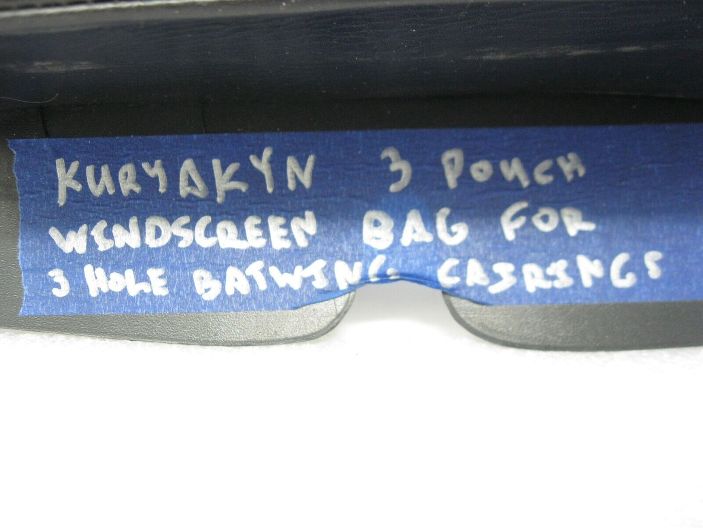 Kuryakyn 3 Pouch Windshield Gag for Harley-Davidson 3 Hole Batwing Fairings