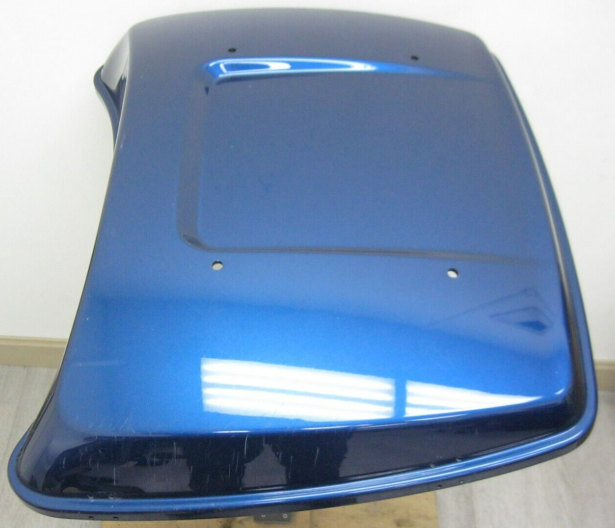 Harley-Davidson OEM 2014 & Newer Blue Tour-Pak Lid, Scuffs in Paint