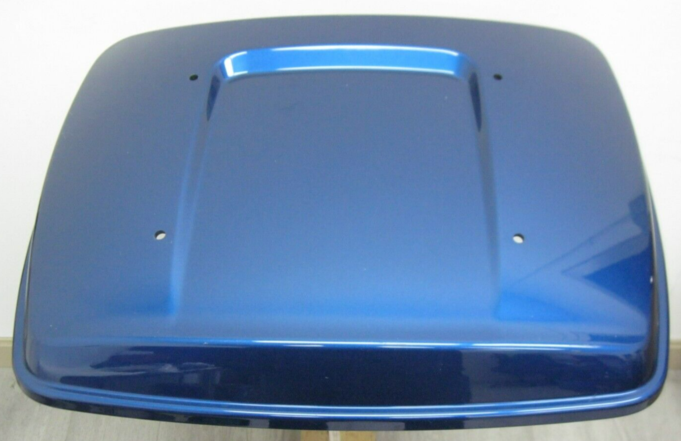 Harley-Davidson OEM 2014 & Newer Blue Tour-Pak Lid, Scuffs in Paint