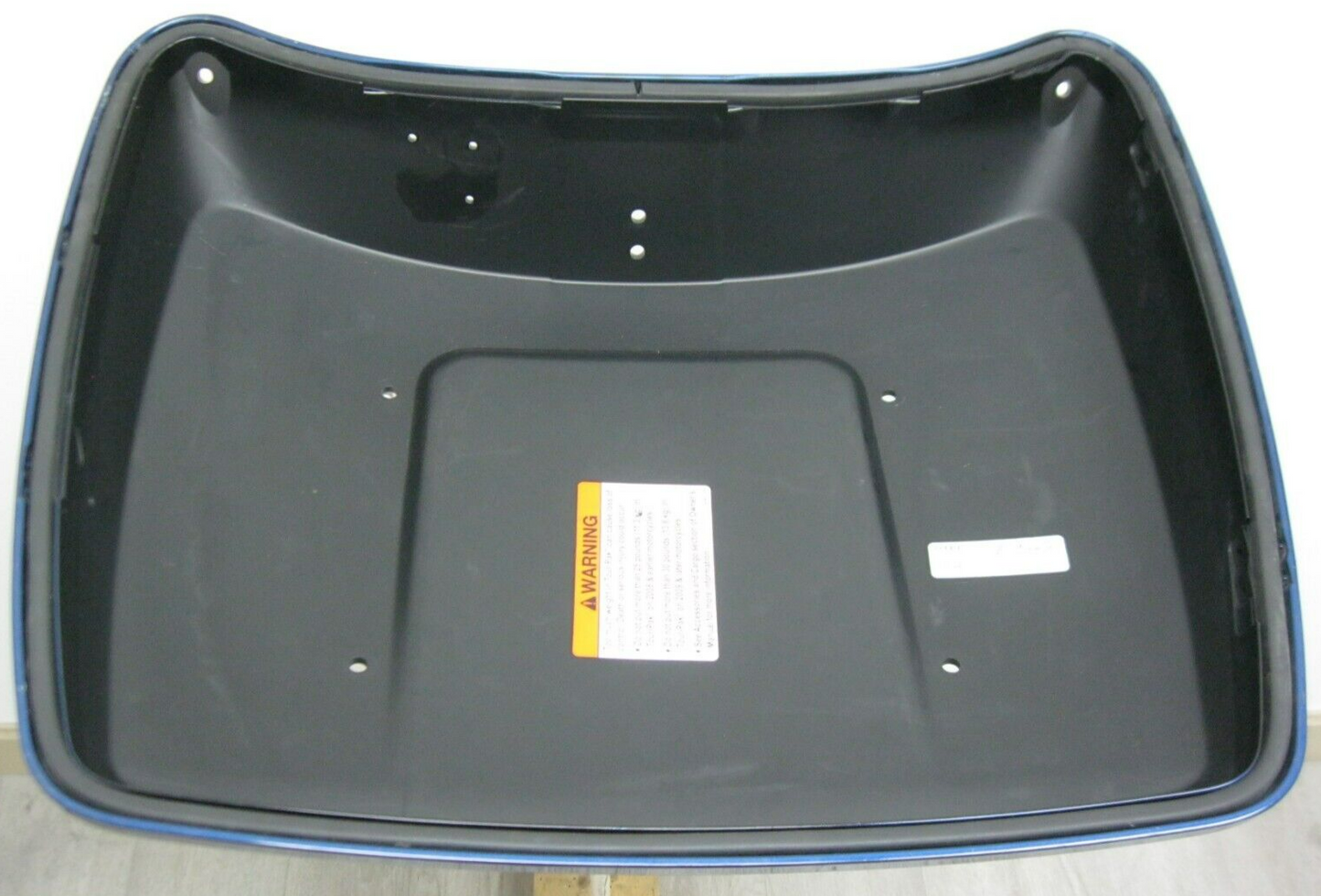 Harley-Davidson OEM 2014 & Newer Blue Tour-Pak Lid, Scuffs in Paint