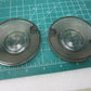 2x Smoked Lens Turn Signal Light Flat Lens Covers For Harley Davidson Electra Gl