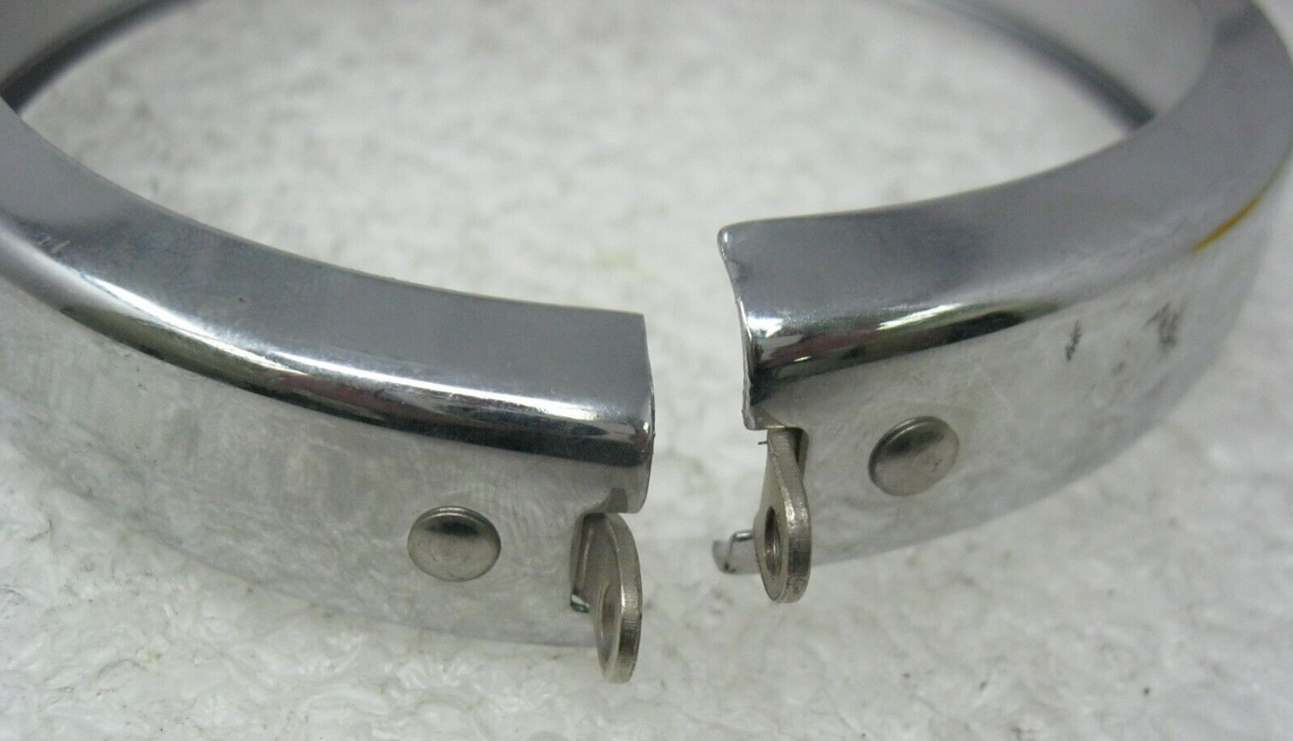 Harley-Davidson OEM 83-2002 Touring 4.5" Chrome Passing Lamp Bezel 68725-62