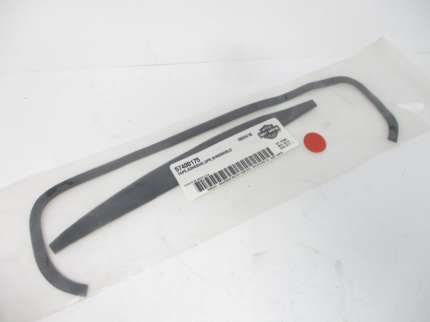 Genuine Harley Davidson Tape Adhesive Upper Windshield 57400175