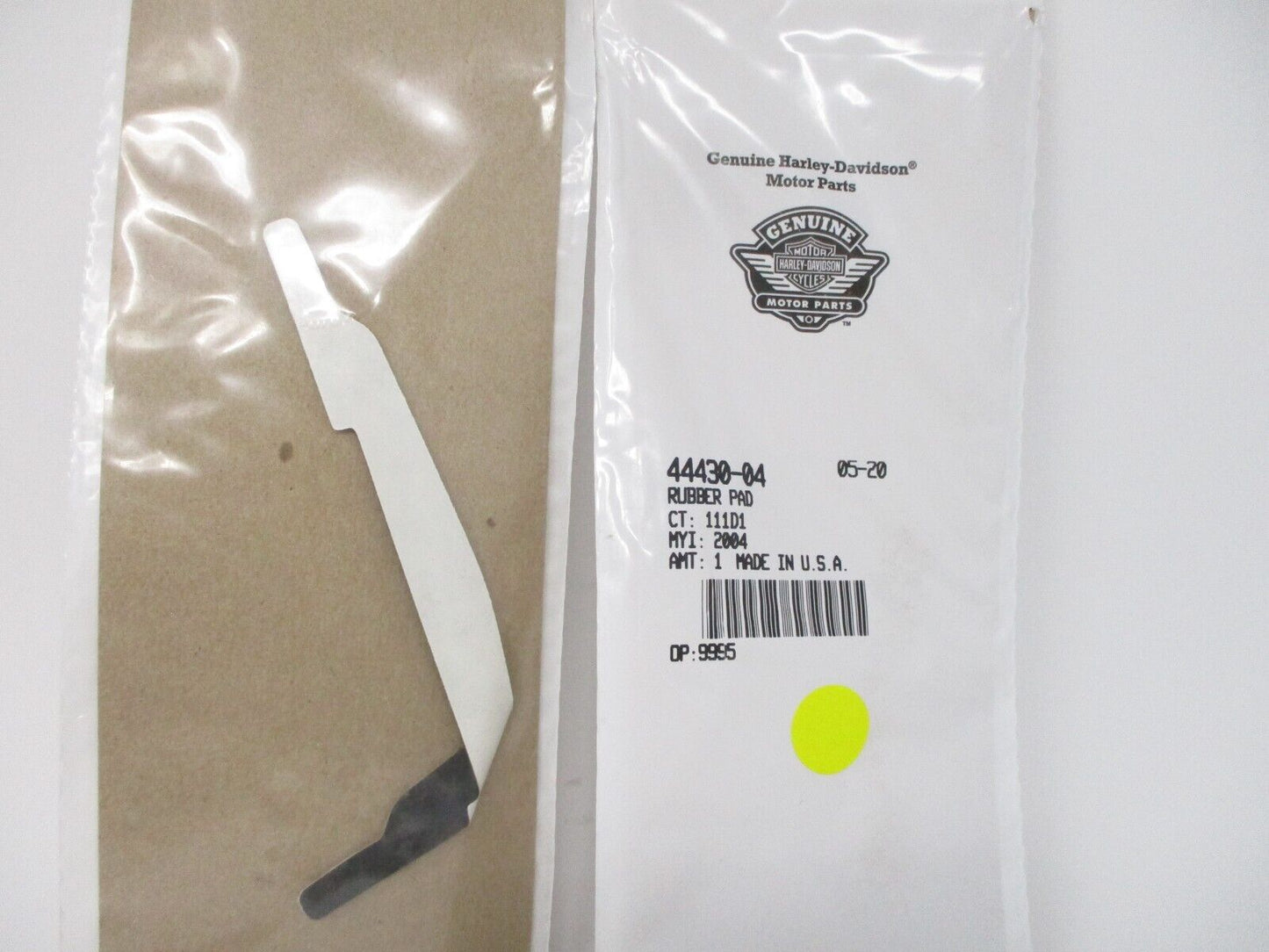 SET 2pcs Genuine Harley Davidson Rubber Pad P/N: 44430-04