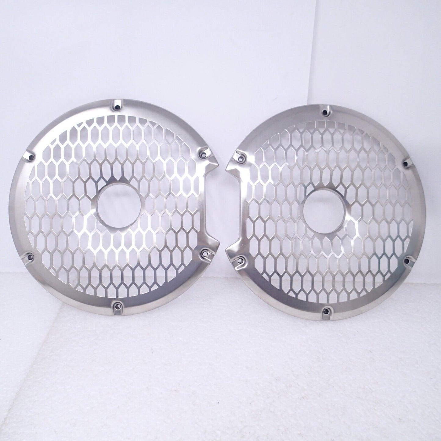 Rockford Fosgate M2 8" Subwoofer Stainless Steel grill insert PAIR