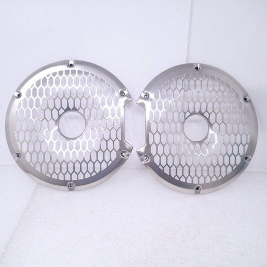 Rockford Fosgate M2 8" Subwoofer Stainless Steel grill insert PAIR