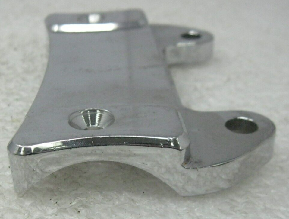 Unbranded Chrome Fork Tube Caliper Mounting Bracket PFX2208