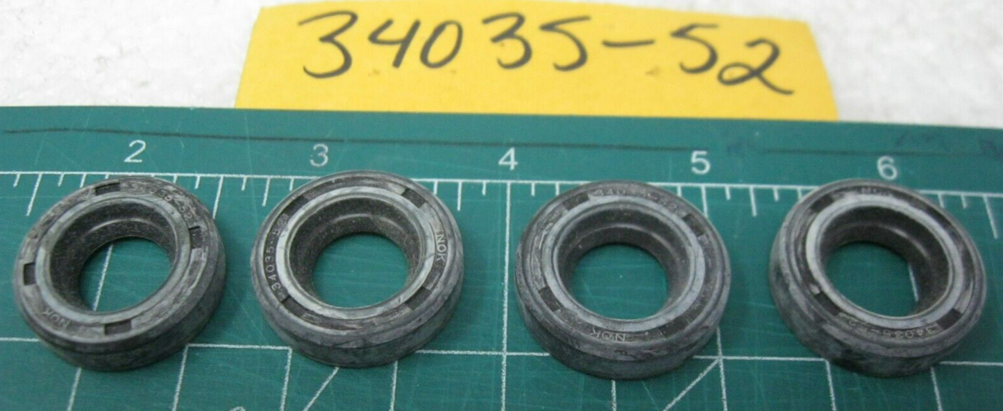 Harley-Davidson OEM 52-85 XL Shifter Shaft Chain Cover Oil Seal (4 Lot) 34035-52