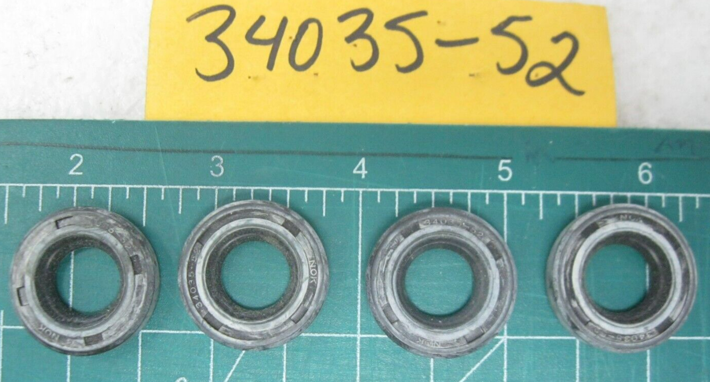 Harley-Davidson OEM 52-85 XL Shifter Shaft Chain Cover Oil Seal (4 Lot) 34035-52