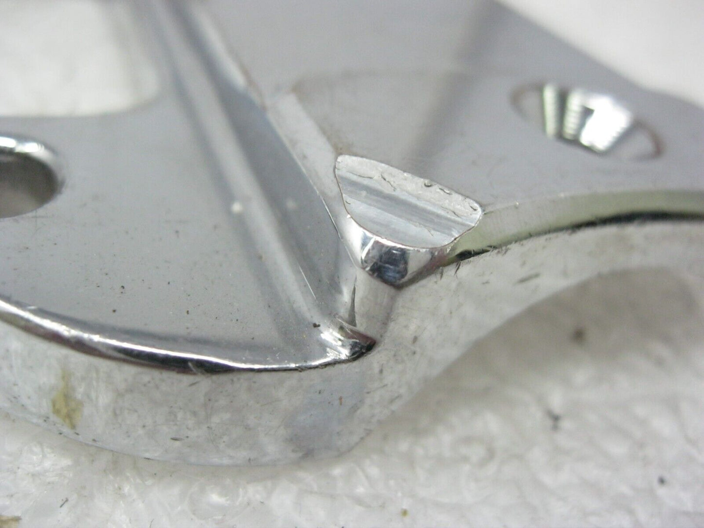 Unbranded Chrome Fork Tube Caliper Mounting Bracket PFX2205
