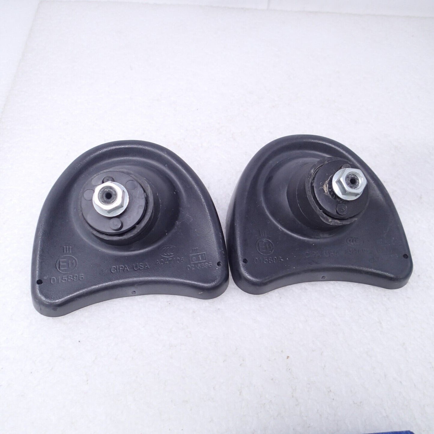 oem Harley 14-24 Touring Front Fairing Mount Black Side Mirrors Genuine Pair