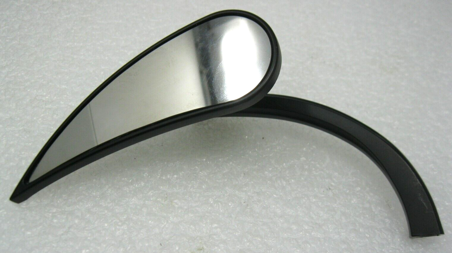 Arlen Ness Older Style Black LEFT Rad II Teardrop Mirror (No Hardware) 13-400