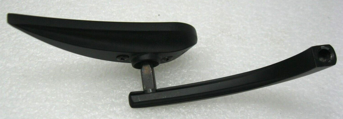Arlen Ness Older Style Black LEFT Rad II Teardrop Mirror (No Hardware) 13-400