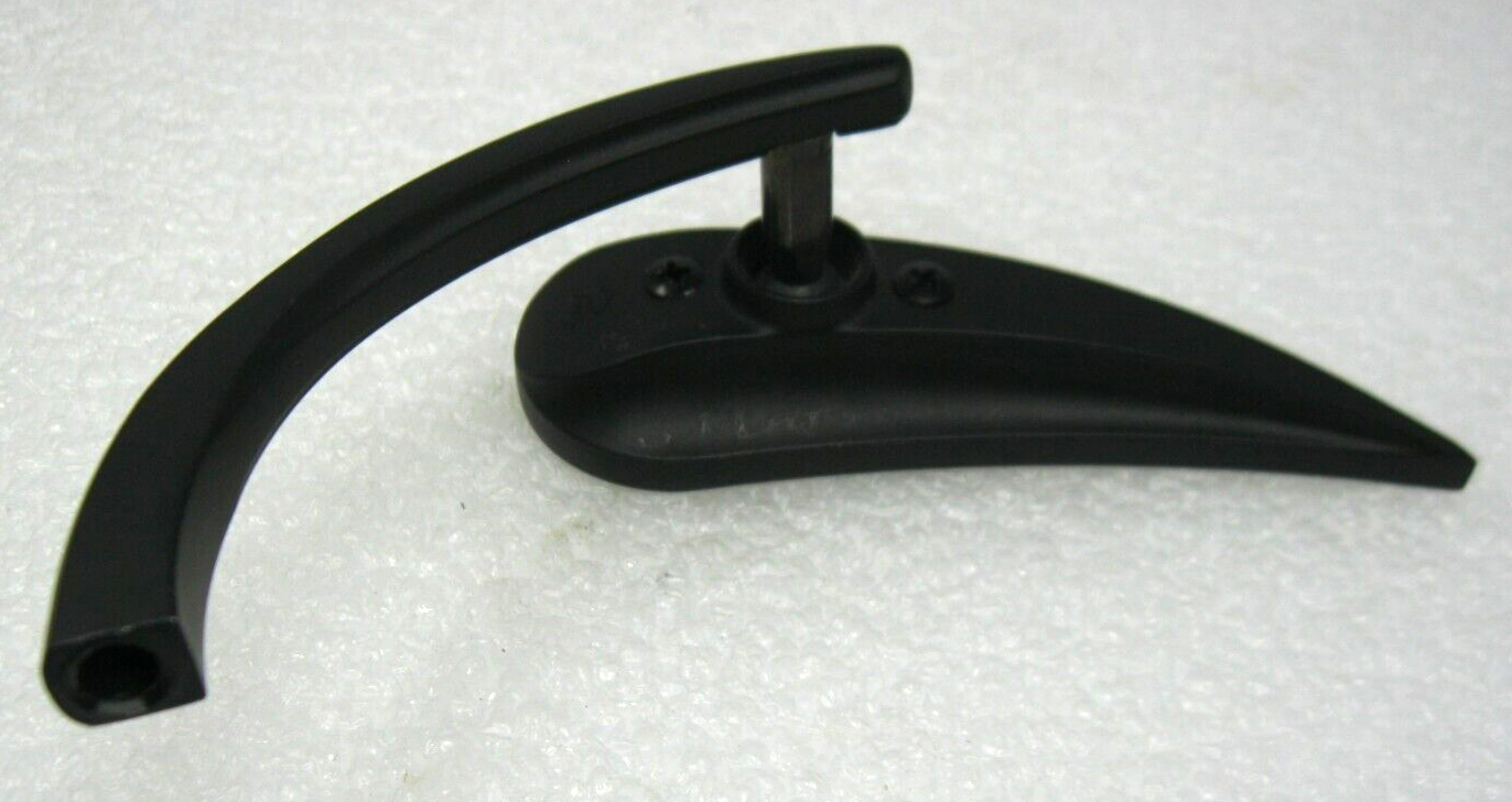 Arlen Ness Older Style Black LEFT Rad II Teardrop Mirror (No Hardware) 13-400