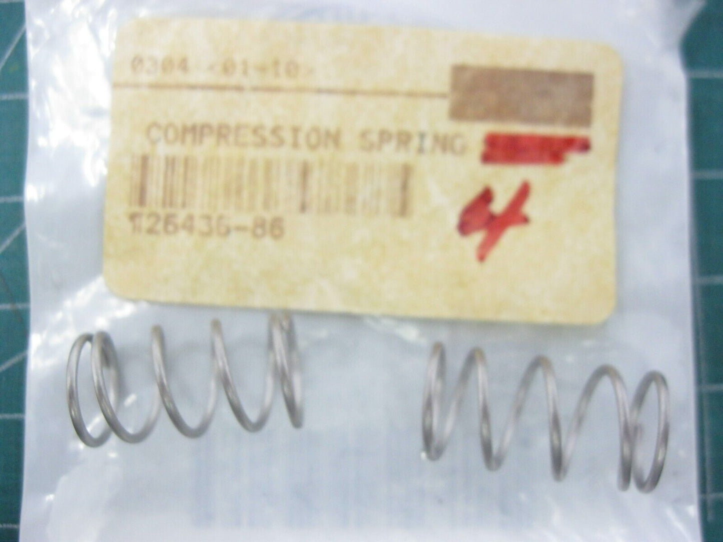 Harley-Davidson OEM NOS 87-90 XL Oil Filter Compression Springs (4 Lot) 26436-86