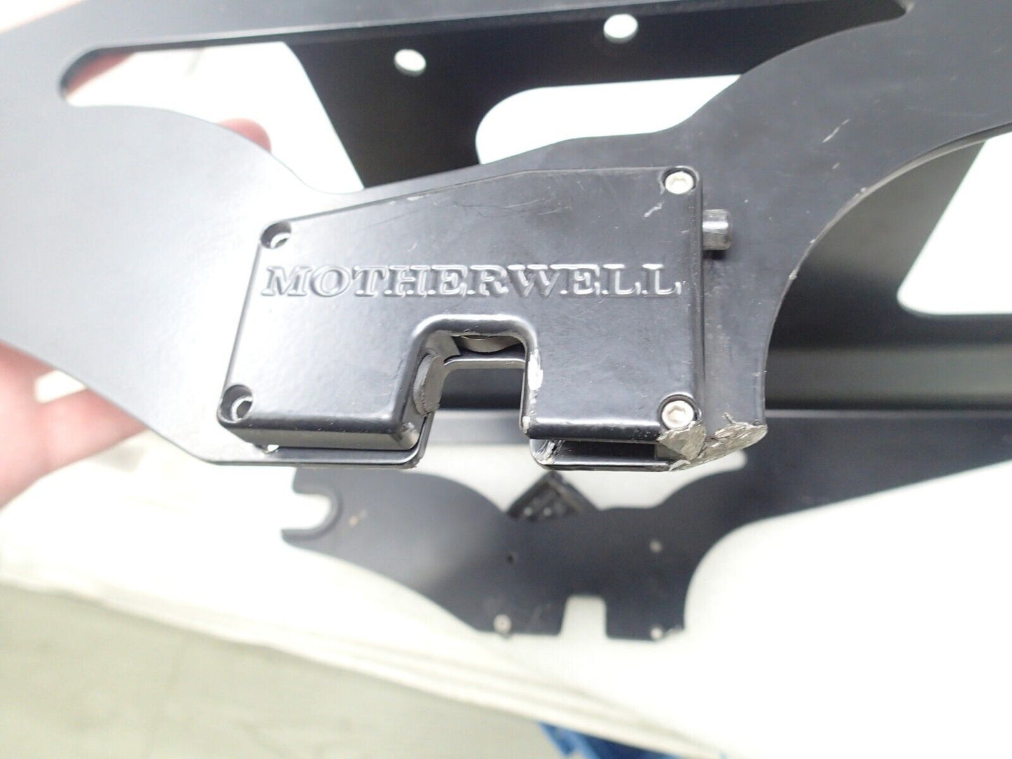 HARLEY DAVIDSON Black 2-Up Detachable Tpak Mounting Rack 09-1 P/N 1510-0192 USED