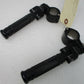 Motorcycle Malle mount Foot Pegs Footrests Footpeg CLAMP Electra Glide FXSB