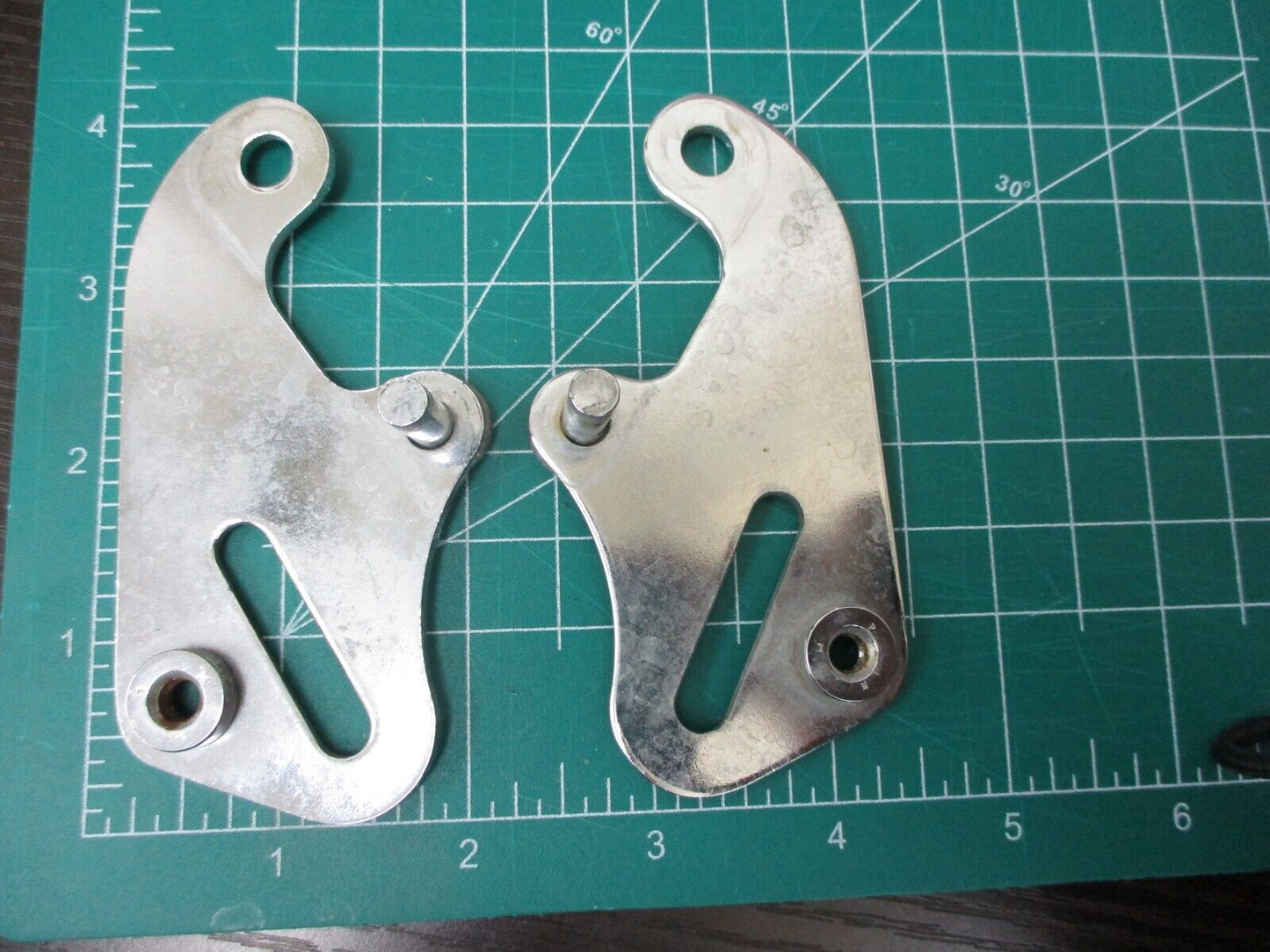 14-23 Harley Road Glide Seat Strap Brackets Buckles Chrome