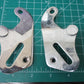 14-23 Harley Road Glide Seat Strap Brackets Buckles Chrome