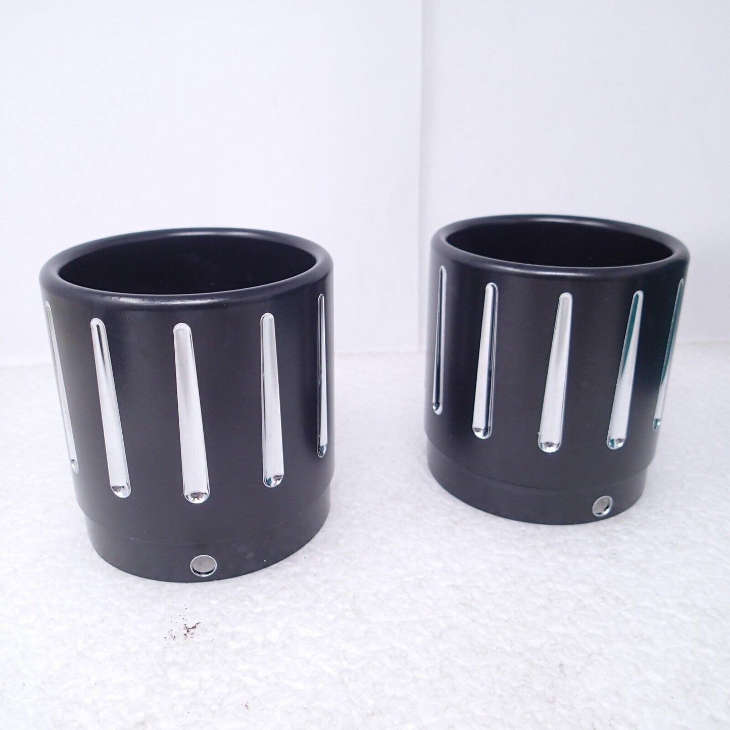 Harley FLHX FLTRX FLHTKL Muffler Endcap Kit, 3.50 In  Black 65100013