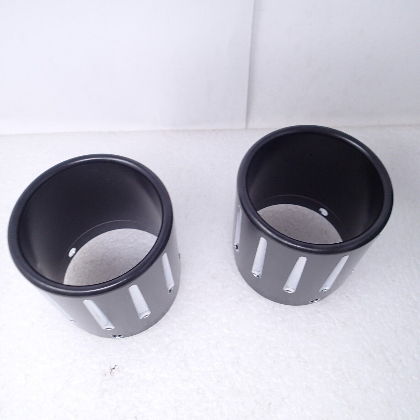 Harley FLHX FLTRX FLHTKL Muffler Endcap Kit, 3.50 In  Black 65100013