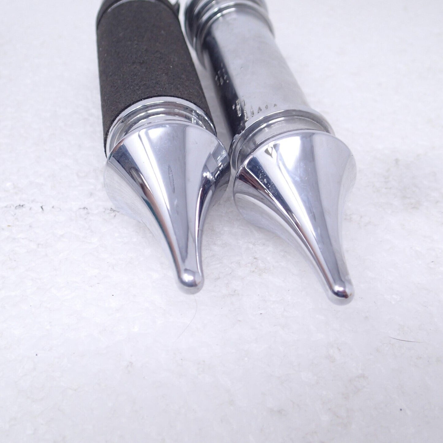 American Ironhorse Custom Chopper Harley Grips Chrome 1" Bars Aih Pointed USED