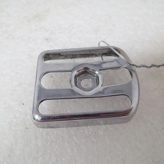 oem Harley 84-17 Softail Dyna Chrome & Shield Small Brake Pedal Pad 42476-95