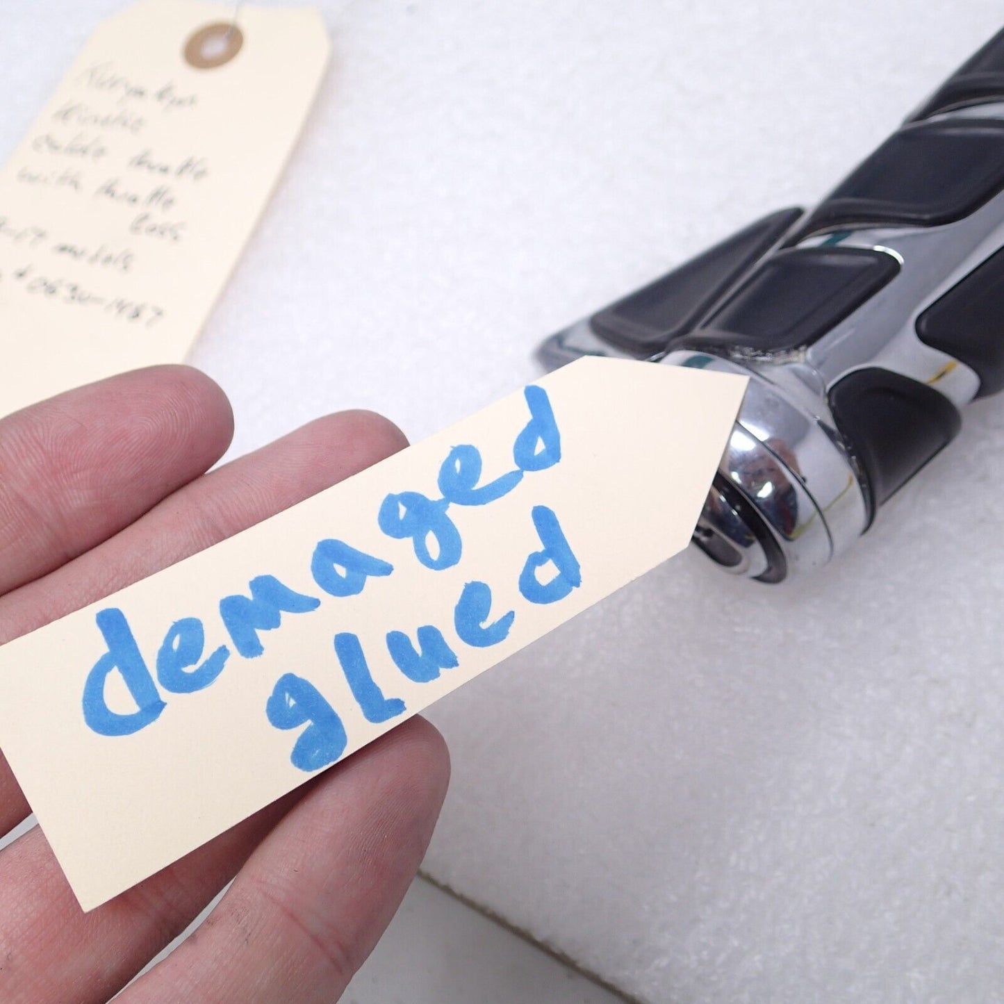 USED Kuryakyn Kinetic Grips 1" #6372 fits Honda/Suzuki Chrome DRAG 0630-1467