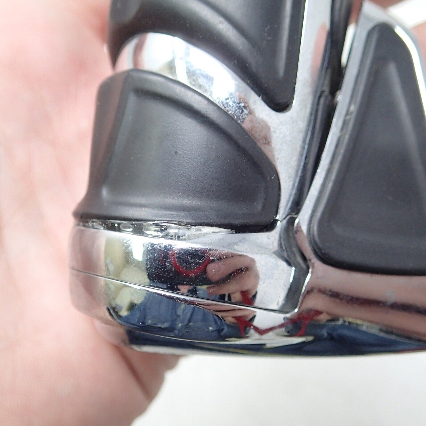 USED Kuryakyn Kinetic Grips 1" #6372 fits Honda/Suzuki Chrome DRAG 0630-1467