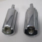 HARLEY DAVIDSON GENUINE CHROME AND RUBBER CUSTOM FOOT PEGS CHROME 50130-95A