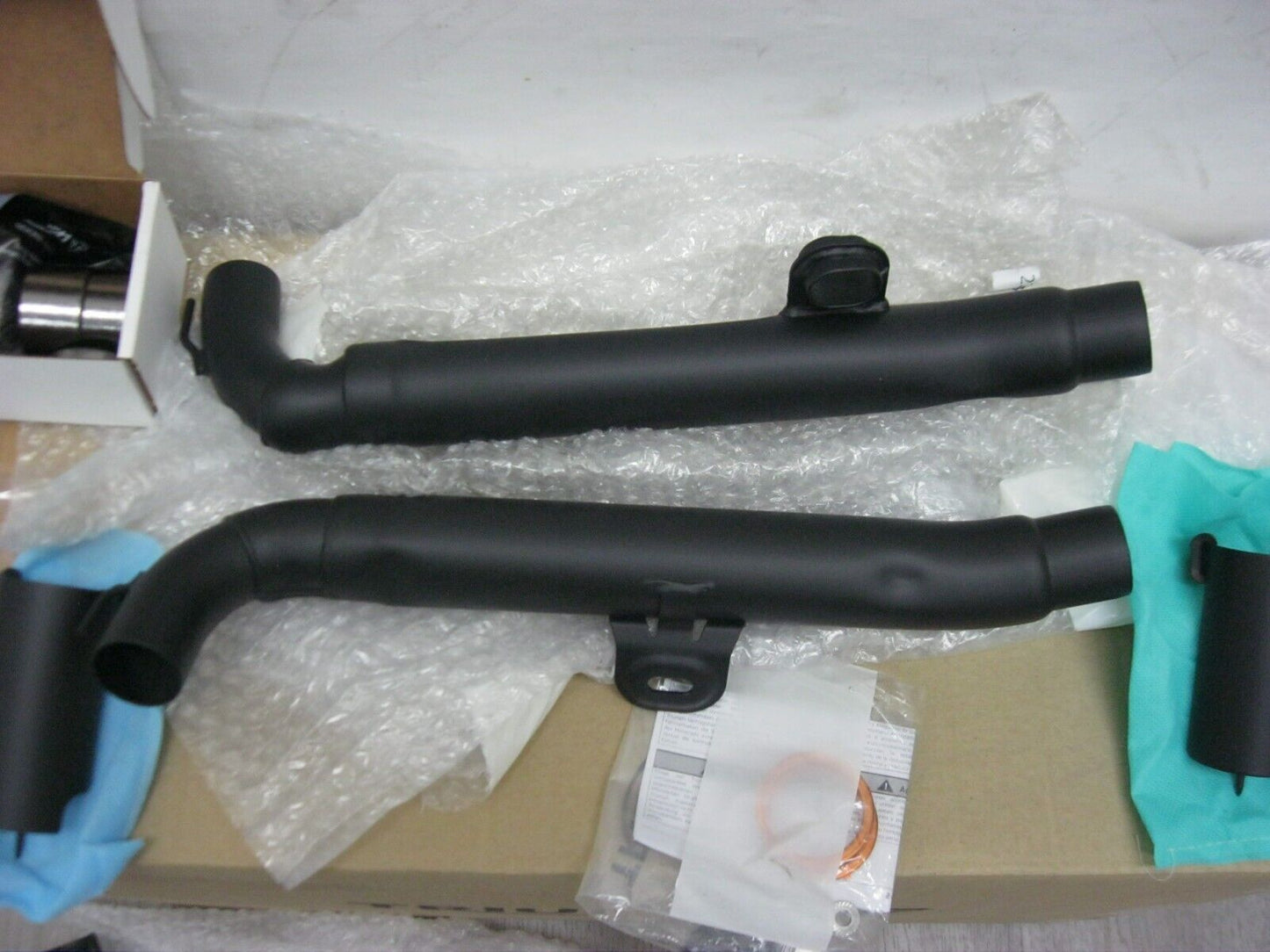 Triumph OEM 17-20 Thruxton/Bonneville Black Exhaust Headers (PAIR) A9600650