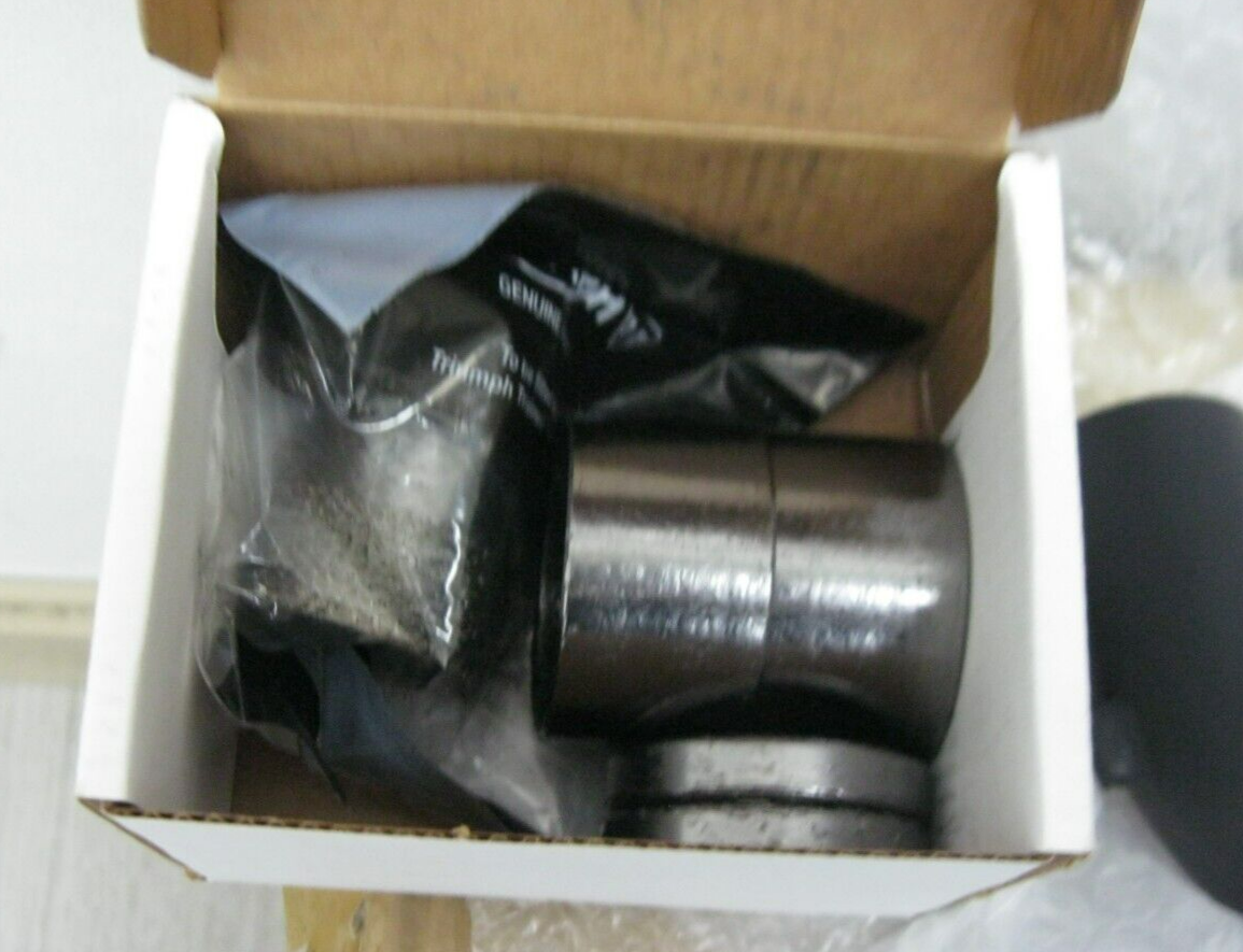 Triumph OEM 17-20 Thruxton/Bonneville Black Exhaust Headers (PAIR) A9600650