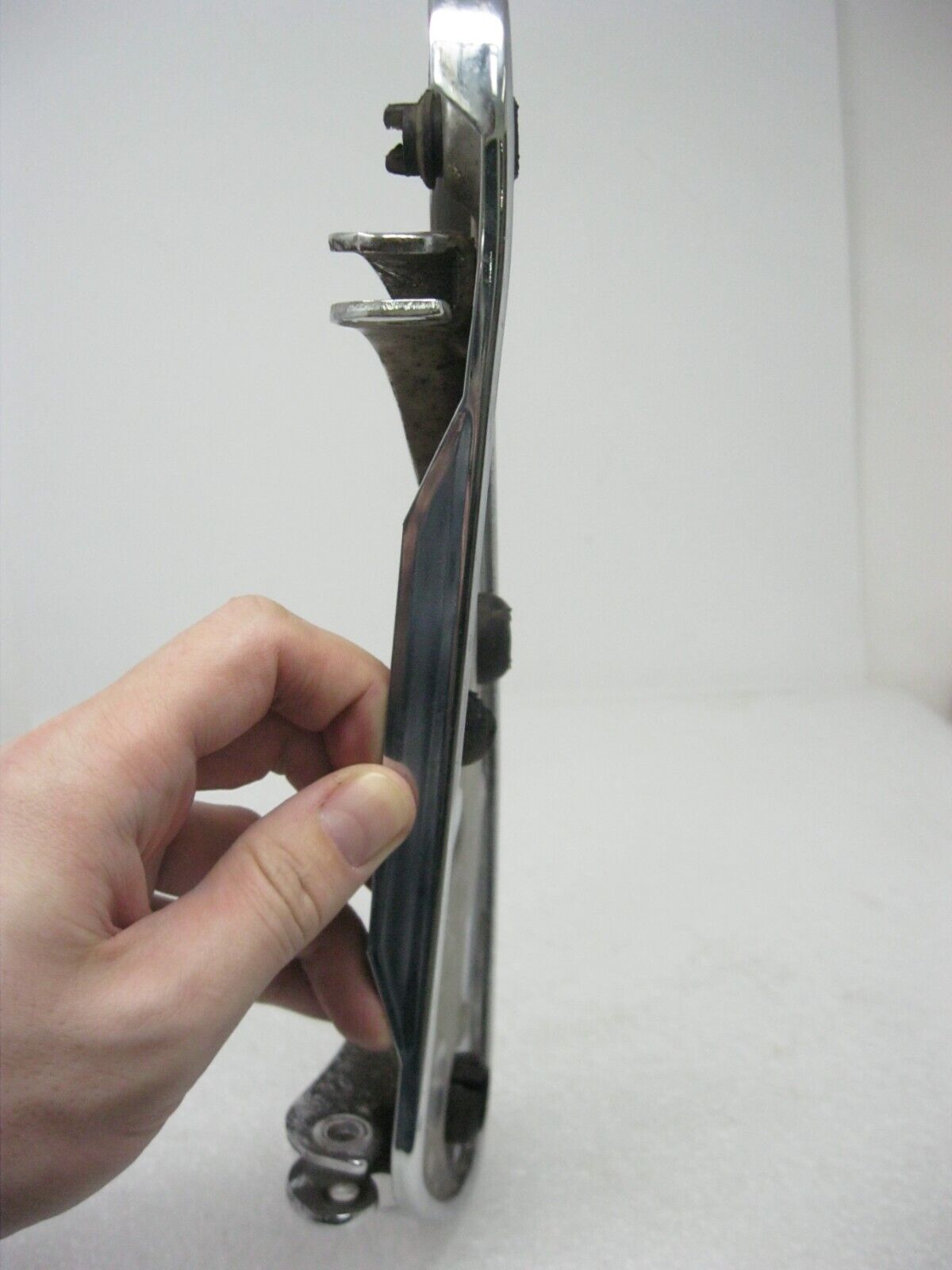 Harley-Davidson LEFT Swept Wing Rider Footboard Pan 50683-04 DENT See picture