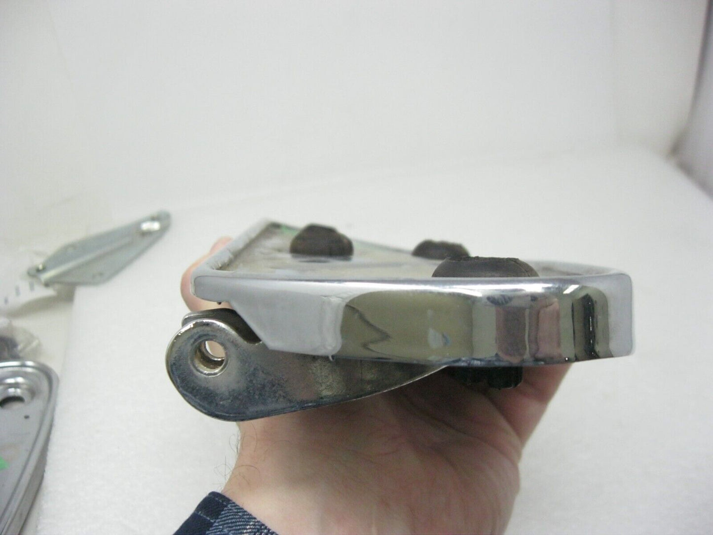 Harley-Davidson LEFT Swept Wing Rider Footboard Pan 50683-04 DENT See picture