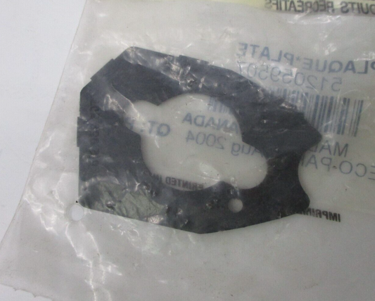 Ski-doo Plate BRAND NEW! 512059507 Single