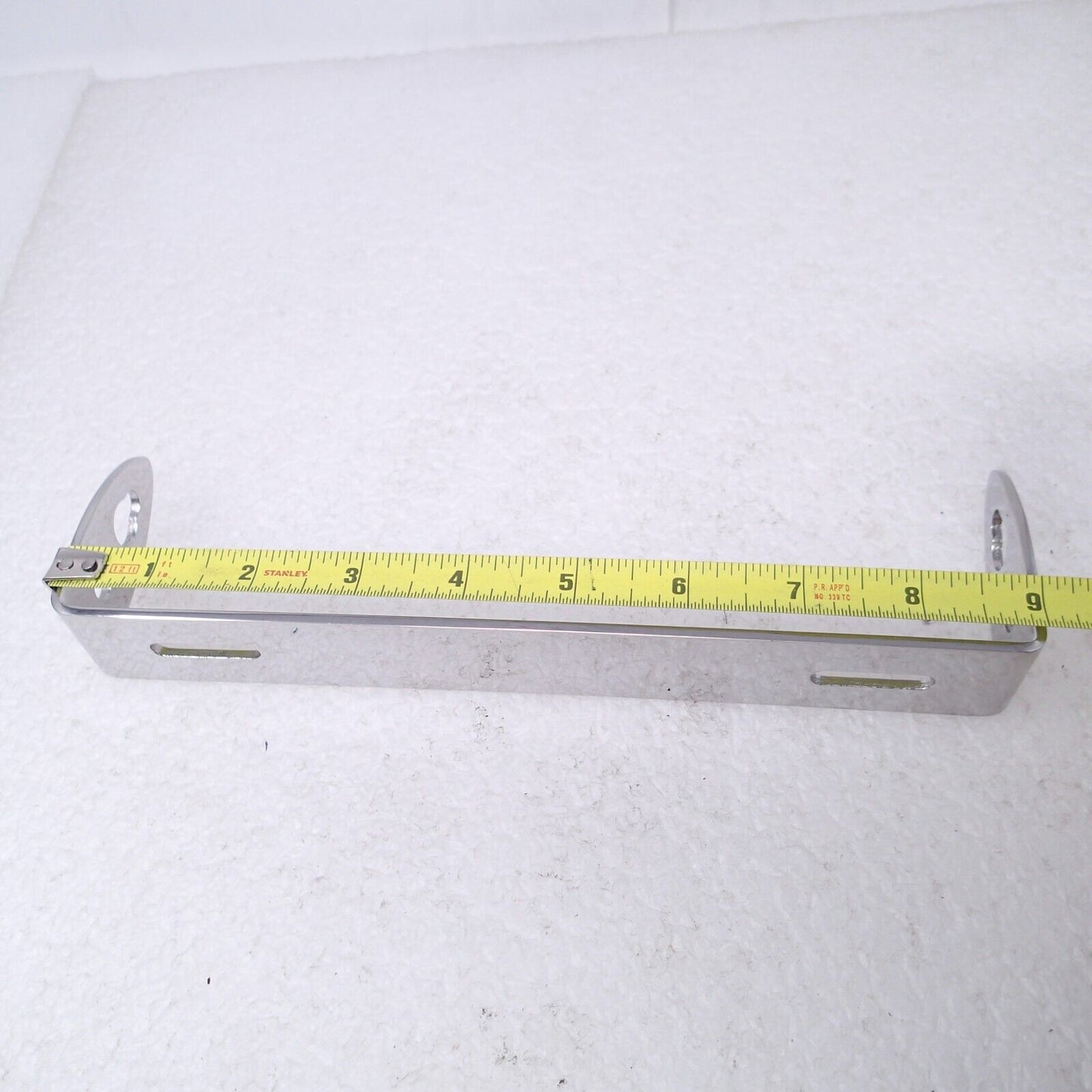 Universal License Plate Mounted Turn Signal Relocation Bracket Chrome HARLEY