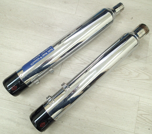 Harley-Davidson CVO 18-20 CVO Chrome Mufflers 64900731/2 End Caps 65100171