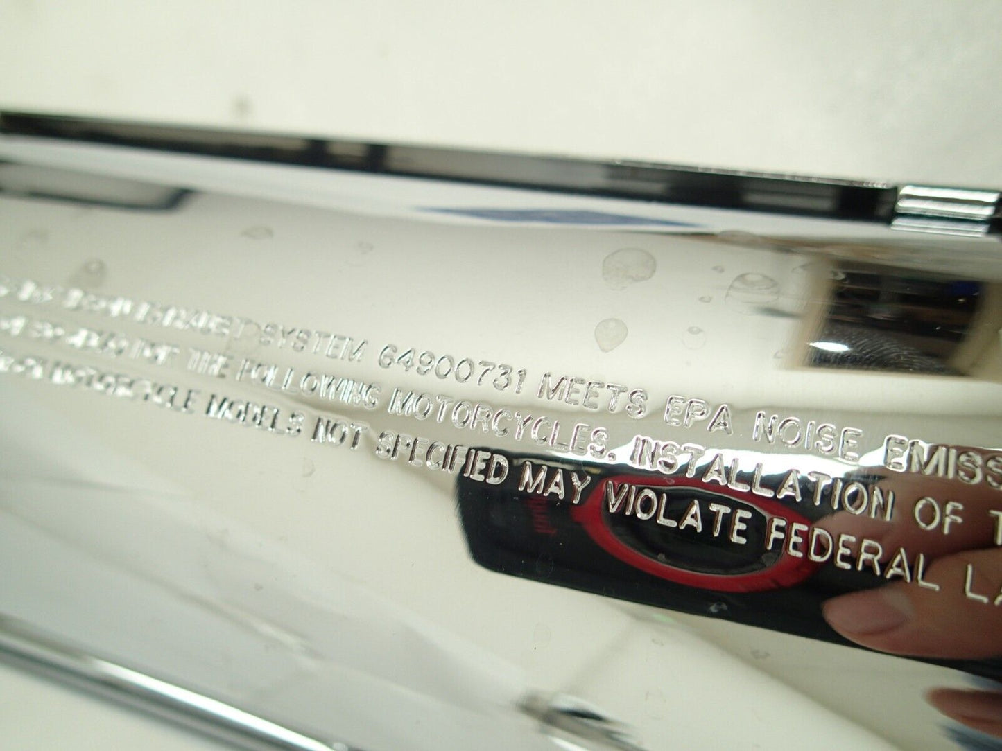 Harley-Davidson CVO 18-20 CVO Chrome Mufflers 64900731/2 & End Caps 65100162