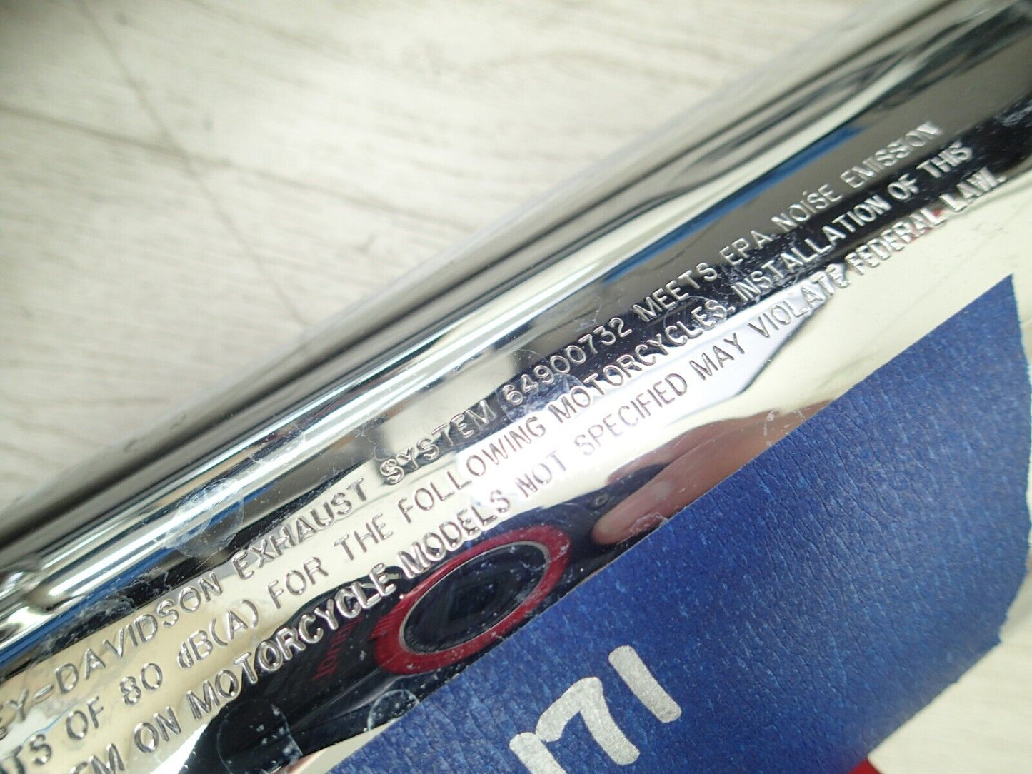 Harley-Davidson CVO 18-20 CVO Chrome Mufflers 64900731/2 End Caps 65100171