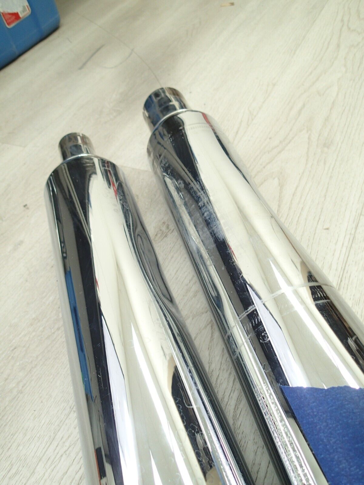 Harley-Davidson CVO 18-20 CVO Chrome Mufflers 64900731/2 End Caps 65100171