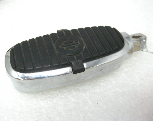 SINGLE Harley Crested Bar Shield Right Foot Peg Chrome Passenger 50576-05
