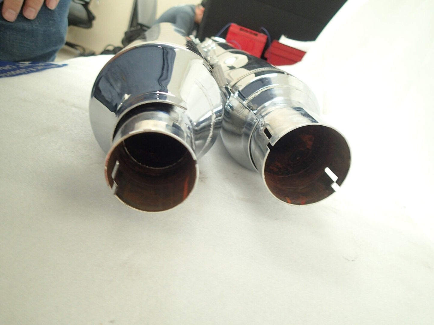 Harley-Davidson CVO 18-20 CVO Chrome Mufflers 64900731/2 & End Caps 65100162