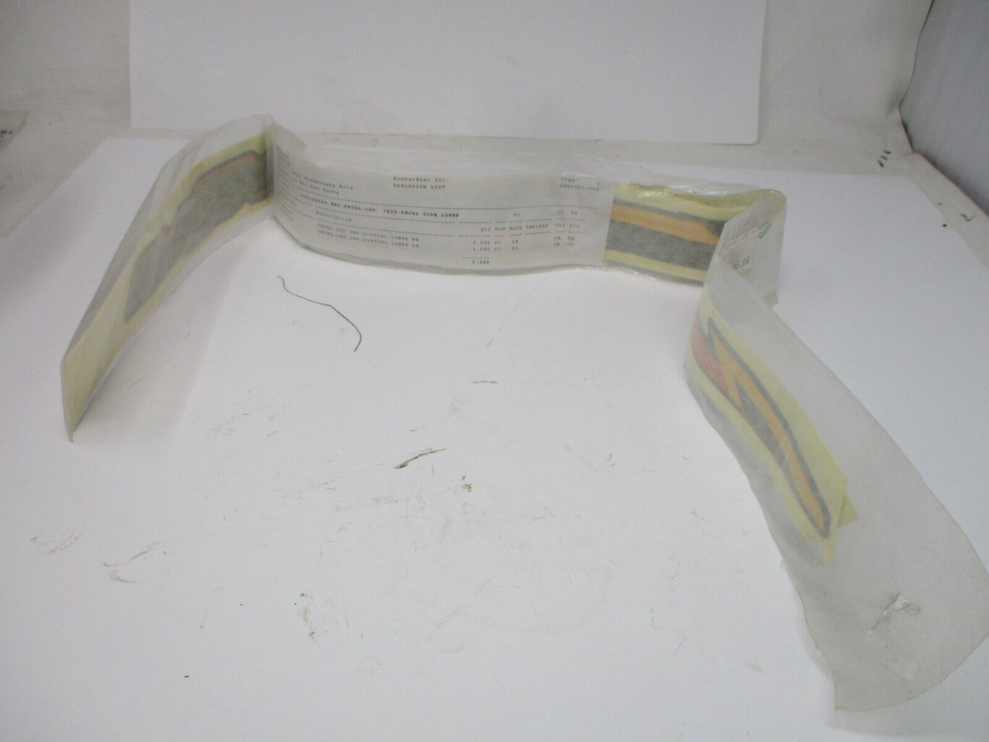 SKIDOO MXZ decal 2003 MXZ RH Lower Side Hood OEM Decal 415128344