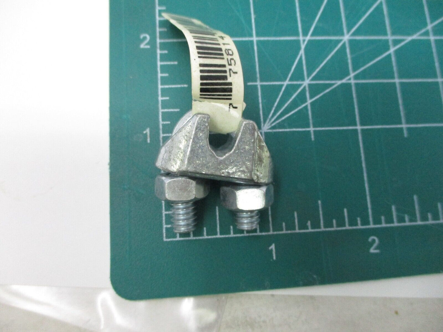 Dynaline 77031 Wire Rope Clip, 3/16 in Cable NEW! SET 5pcs