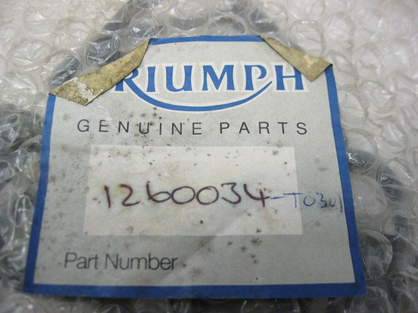 Triumph PARTIAL Cam Cover Seal Set (Missing 10 Small Seals) 1260034-T0301