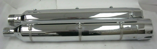 Harley-Davidson CVO 18-20 CVO Chrome Mufflers 64900731/2 & End Caps 65100162
